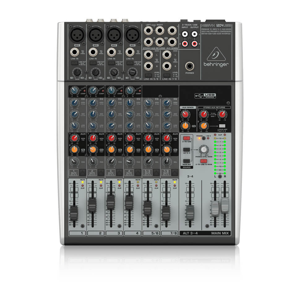 1204USB Analog Mixers Behringer | Mixer cơ Behringer 1204USB