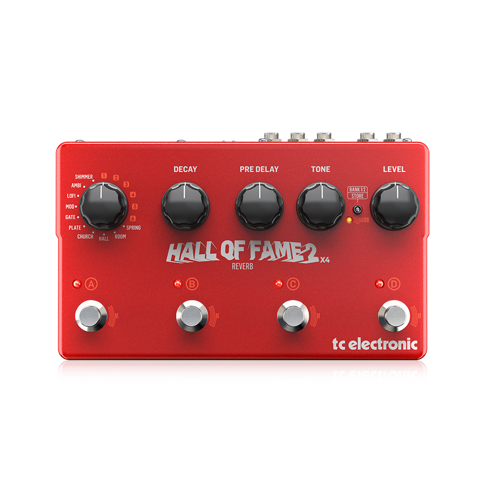 HALL OF FAME 2 X4 REVERB, Guitar and Bass TC ELECTRONIC HALL OF FAME 2
