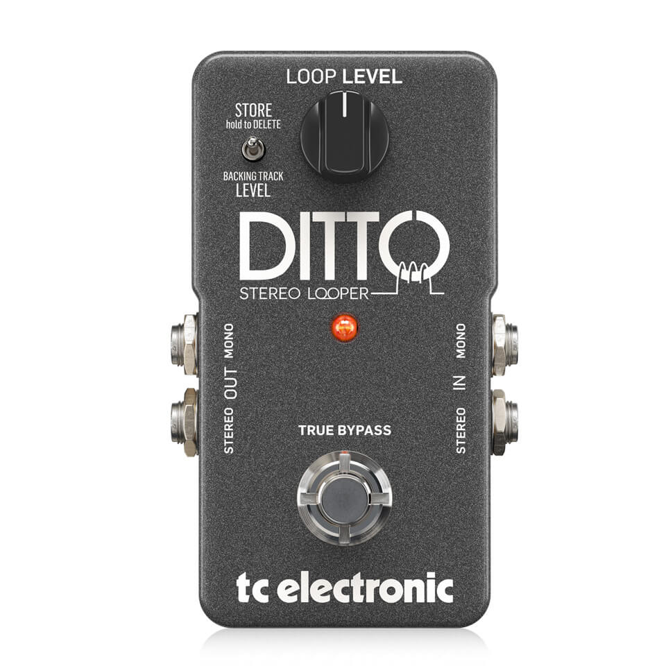 DITTO STEREO LOOPER Guitar and Bass Effects TC Electronic