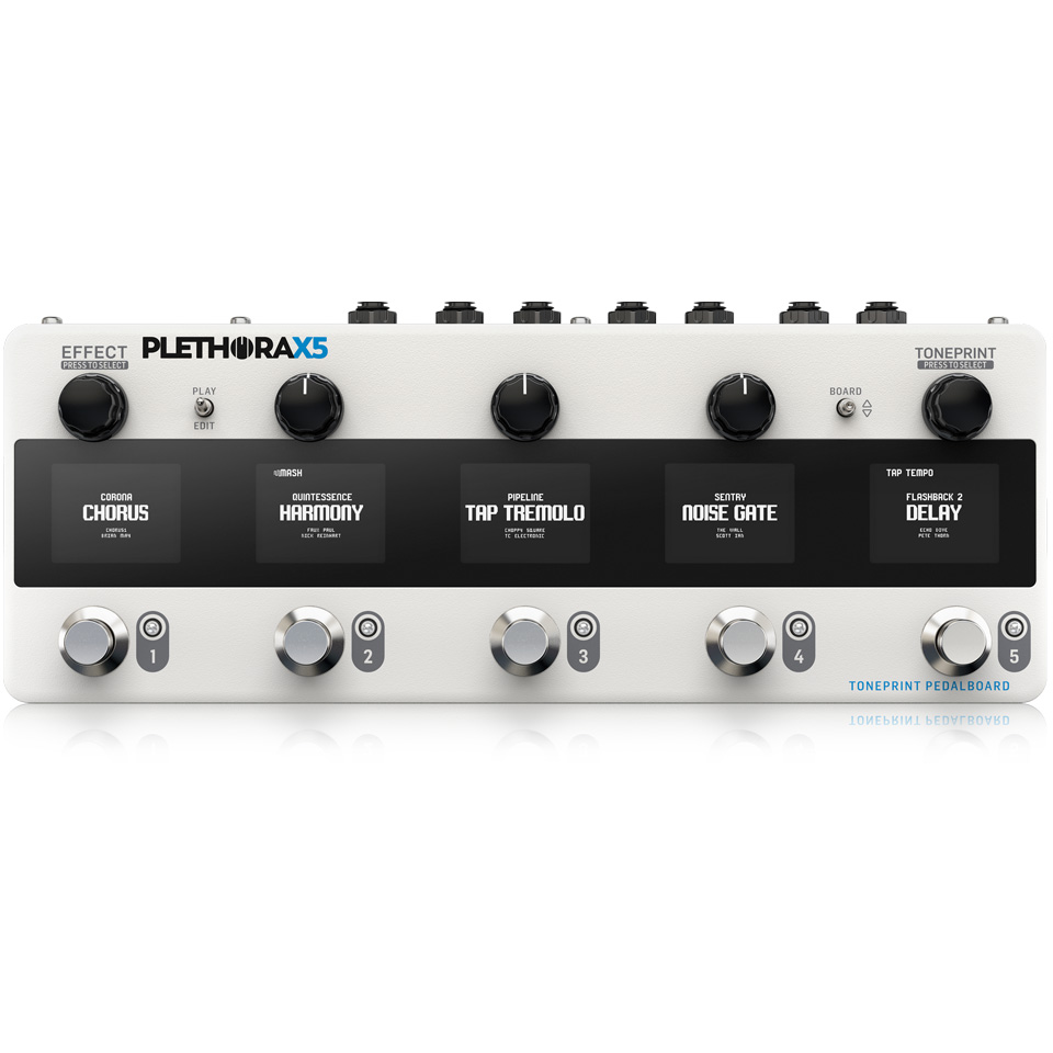 PLETHORA X5 Multi-Effects for Guitar Tc Electronic
