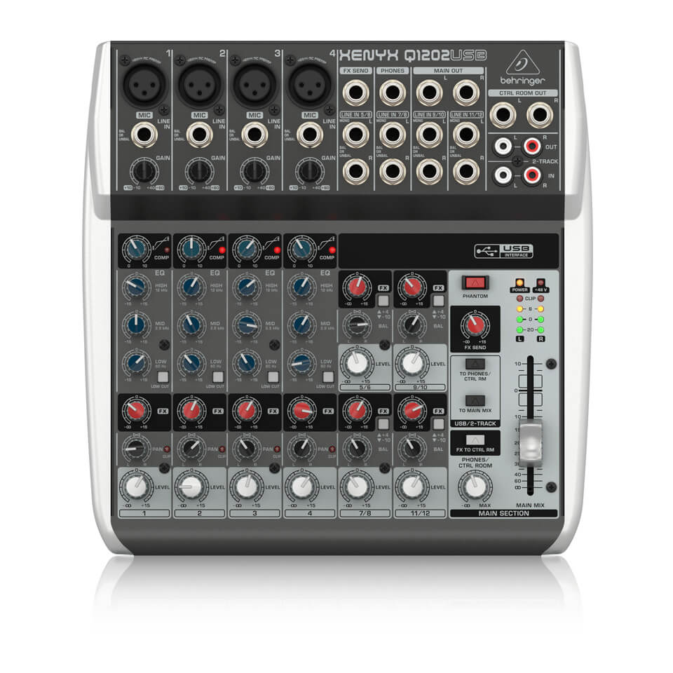 Mixer Analog Behringer Q1202USB Mixer cơ Behringer Q1202USB