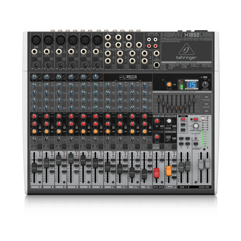 Behringer Xenyx X1832USB Mixer With USB And Effects, 43% OFF