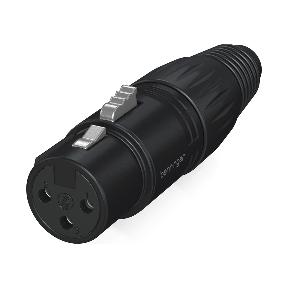 X3F-BK Jack âm thanh - Jack canon cái Outdoor Behringer