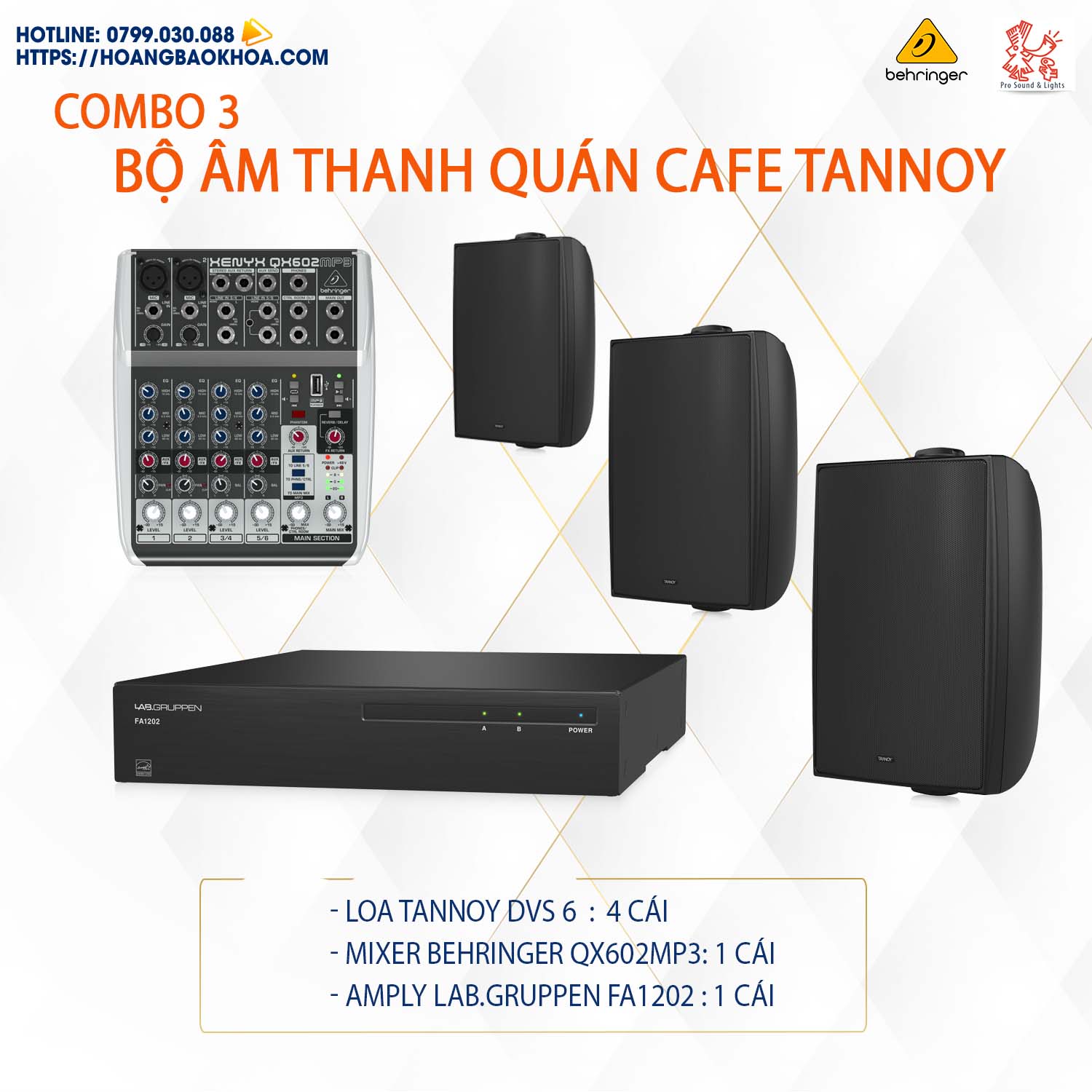 Coffee Sound Tannoy Combo 3