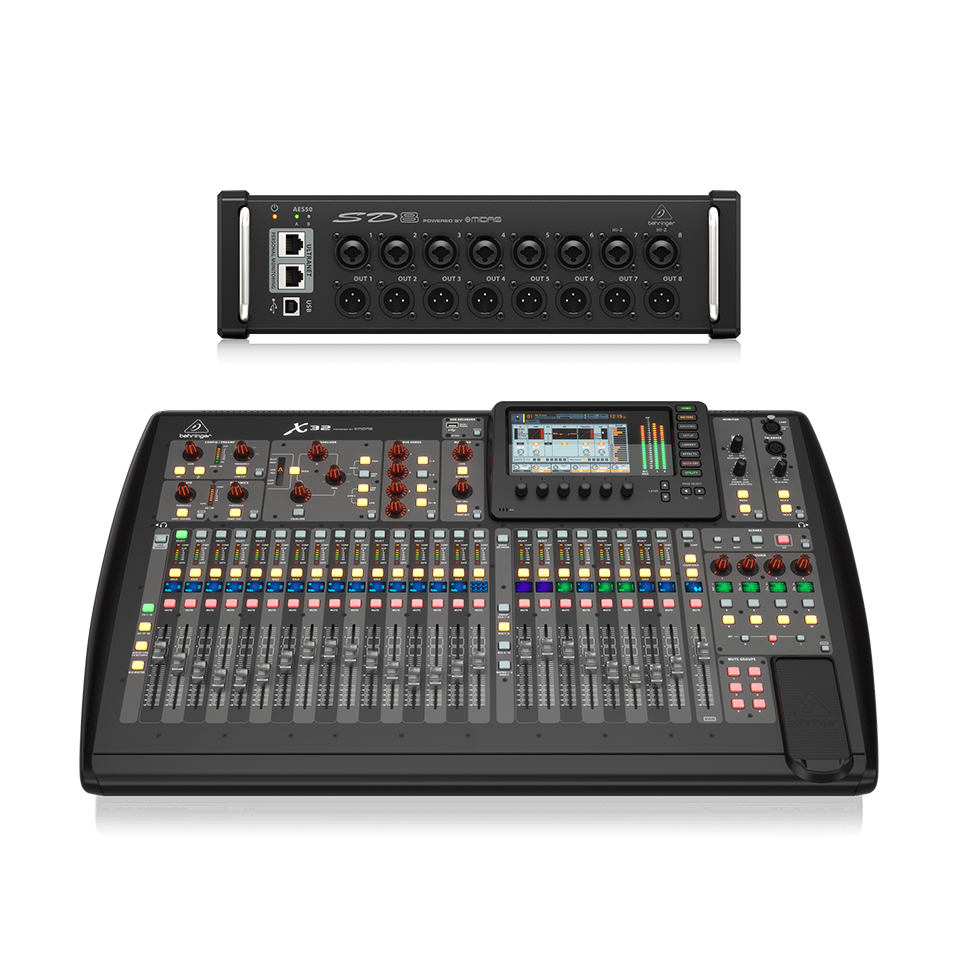 Behringer X32 Stage box SD8 Bundle