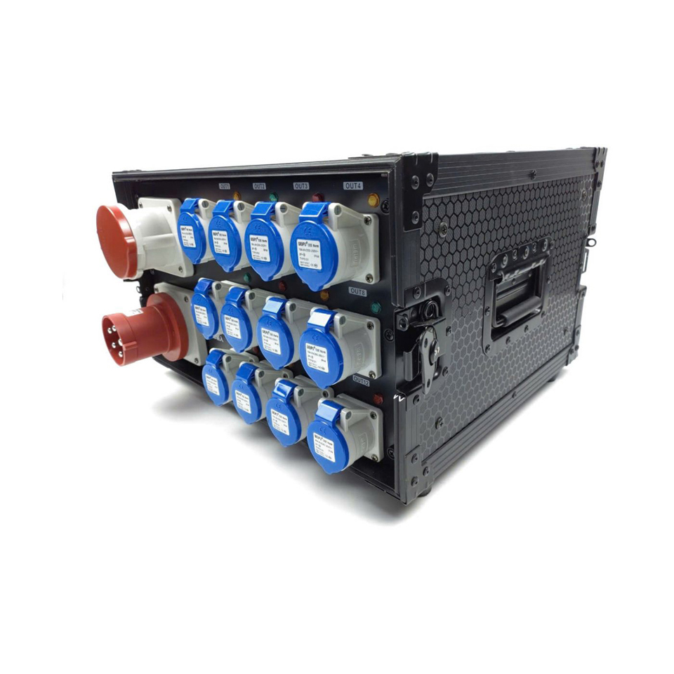 PW12-63A 12-Channel Power Distribution Cabinet 16A 63A in+out ABCCABLS