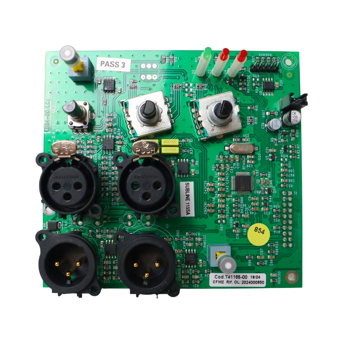Bo S.P. COMPLETE PCB 41164 PRE FBT 41165