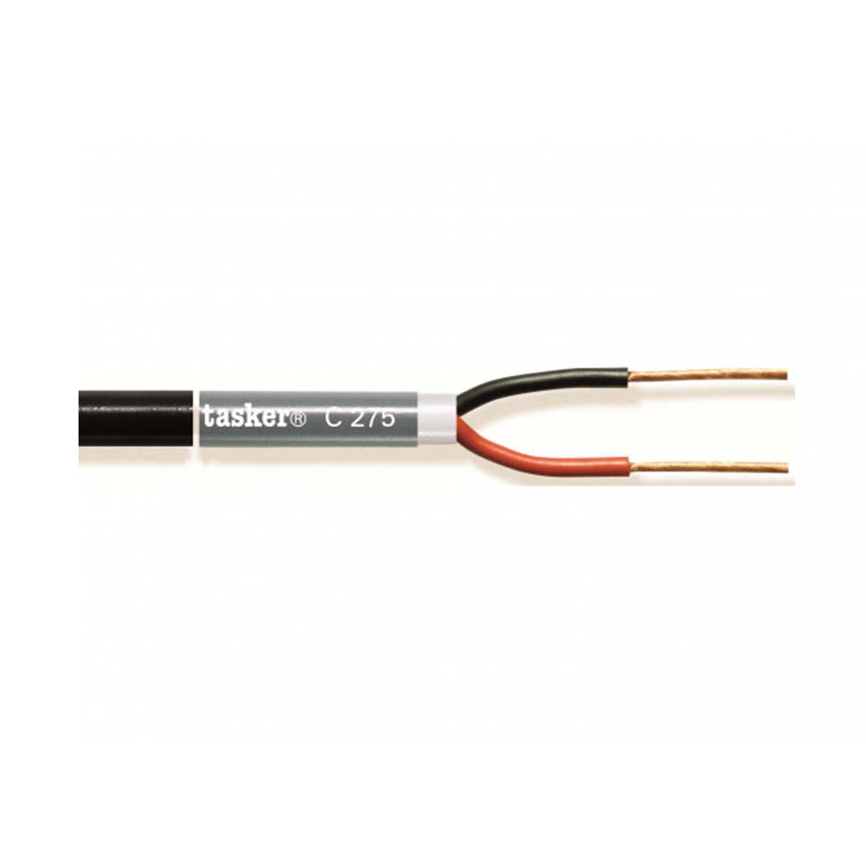 C275 Black Speaker Cable Tasker Italia Price for 1 meter