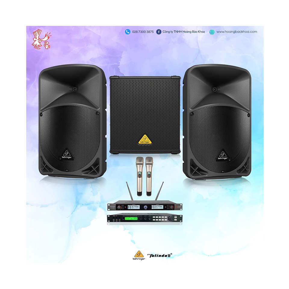 SS2712B Trọn Bộ Âm Thanh Karaoke Gia Đình Thương Hiệu Behringer