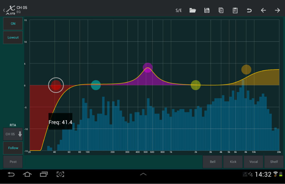 4 Onboard M32 Effects Engines