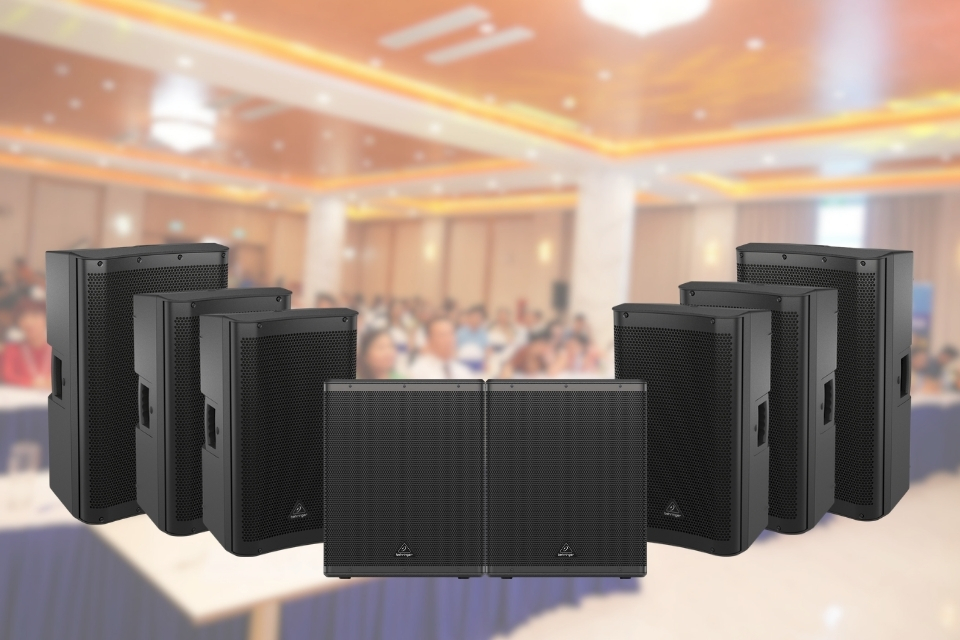 Hệ thống loa liền công suất DSP và loa siêu trầm uy lực