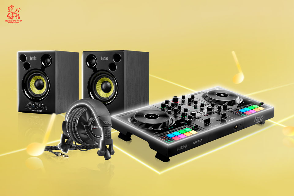 Bàn DJ Hercules - Thiết Bị DJ Cho Người Mới Bắt Đầu - Gợi ý cấu hình thiết bị DJ cơ bản cho người mới
