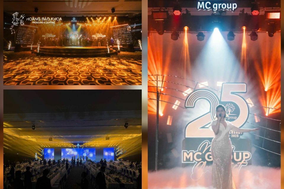 Đèn Mitek & HBK Tỏa Sáng Sự Kiện MC Group 25 Năm