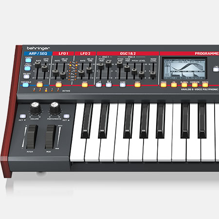 Analog Synthesizers Behringer MS-1 MK II-GY