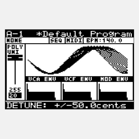 Analog Synthesizers Behringer MS-1 MK II-GY