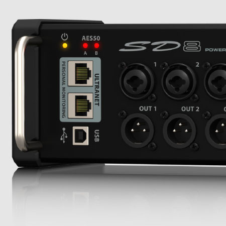 Stage Box 8 Output Behringer SD8, Ultranet, Aes 50 Behringer SD8
