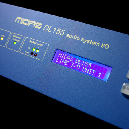 Remote Console or Front Panel Control - Stage Boxes Midas DL155