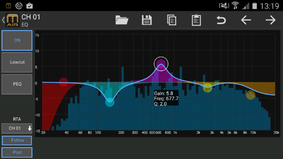 RTA 100 Băng Tần cho tất cả Kênh