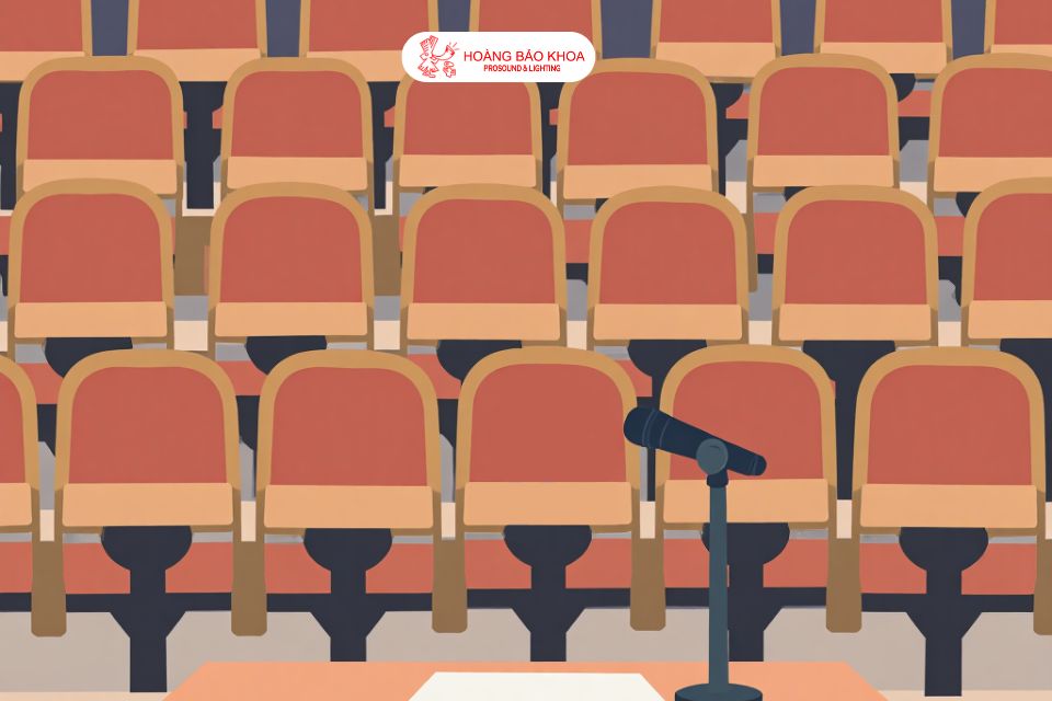 What does an auditorium sound system include? A comprehensive auditorium audio solution