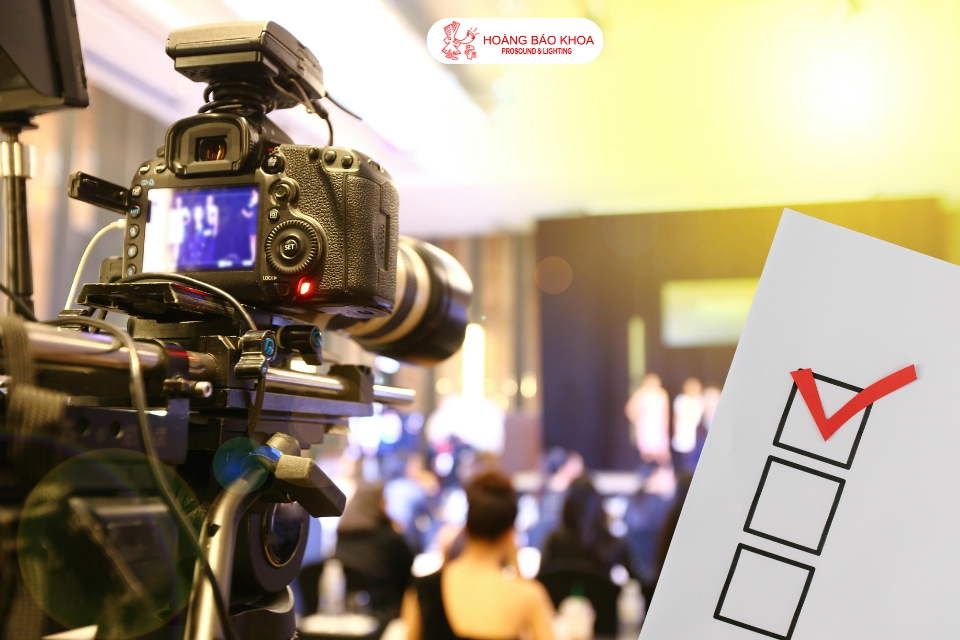 Livestream audio testing checklist