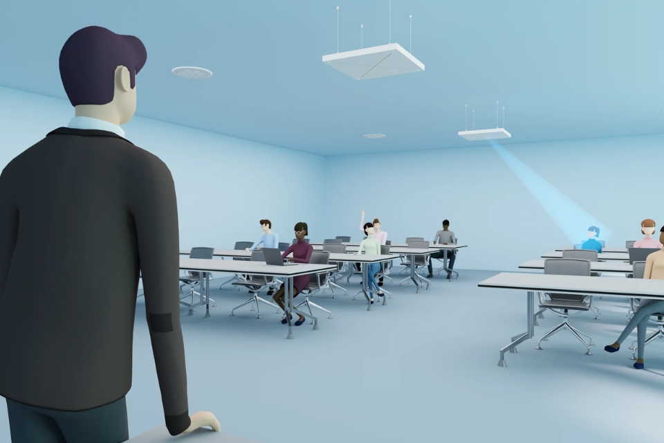 TeamConnect Ceiling 2 White - Giải pháp micro phòng họp cao cấp