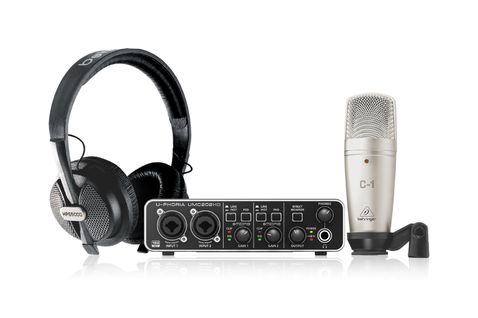 Essential equipment in a studio and content production audio system