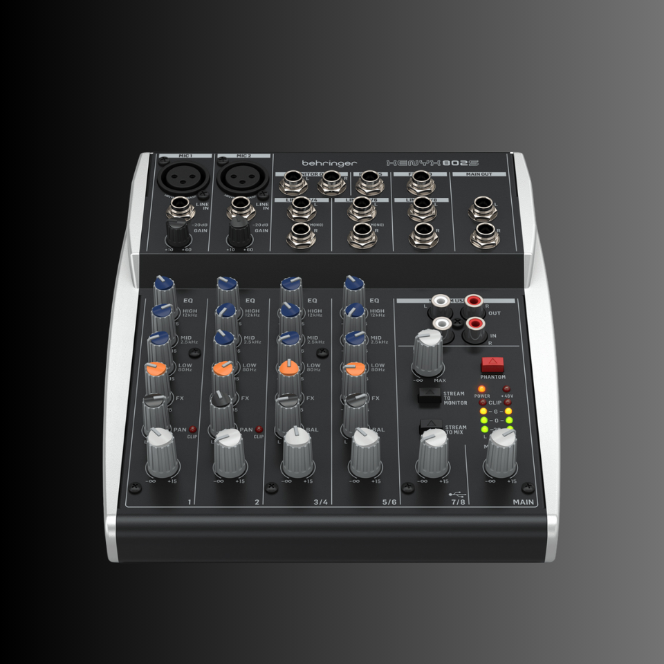 Cân bằng tần số nhạc cụ và giọng hát nhờ Mixer Behringer XENYX