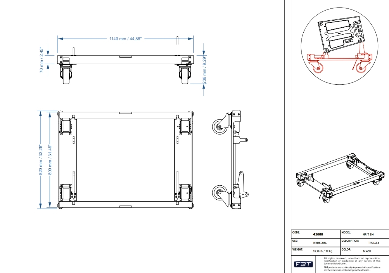 Dolly Transport for MYRA 214L