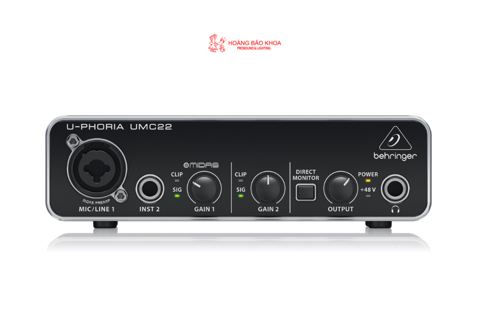 Khi nào bạn nên đầu tư một chiếc Soundcard Behringer nhỏ gọn?
