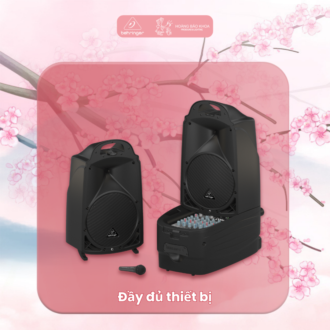 Tổng quan bộ karaoke Behringer PPA2000BT