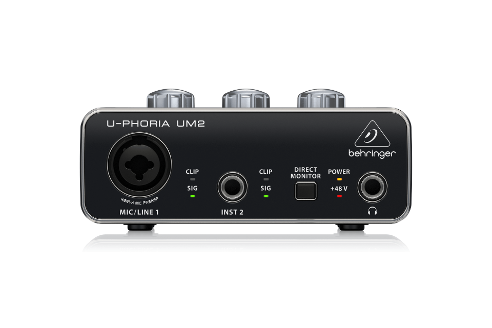 Giao Diện Âm Thanh Behringer UM2 Có Cắm Được 2 Micro Cùng Lúc Không?