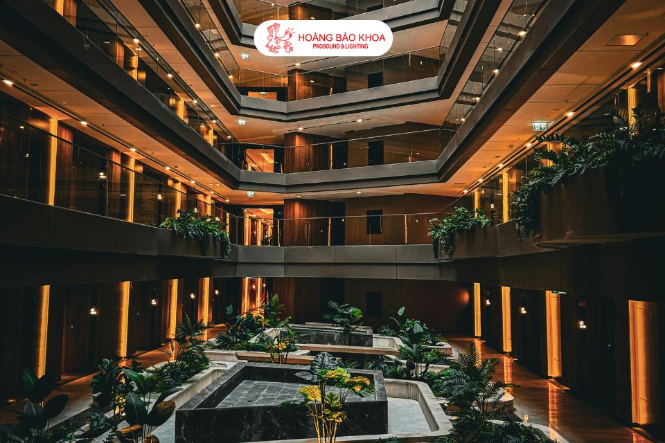 Hệ thống âm thanh ánh sáng cho khách sạn - Tiêu chí chọn đúng