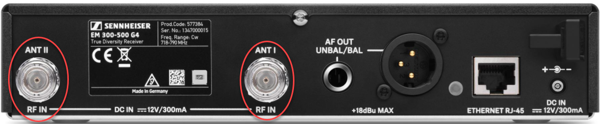EW G3/G4 - receiver has no RF signal