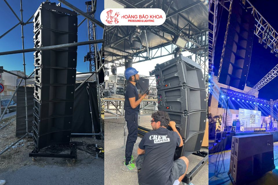 Why line array loudspeakers are the standard choice for large-scale stages