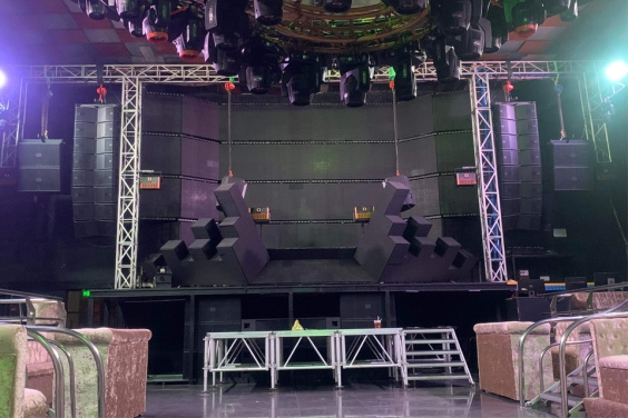 Upgrading the sound system at Paradise Club Rạch Giá.