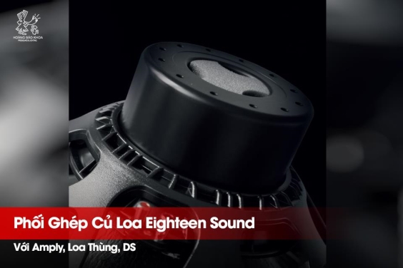 Hướng dẫn Phối Ghép Củ Loa Eighteen Sound Với Amply, Loa Thùng, DS