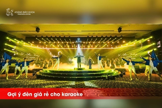 Gợi ý đèn giá rẻ cho karaoke - Chọn Mitek & HBK từ Hoàng Bảo Khoa