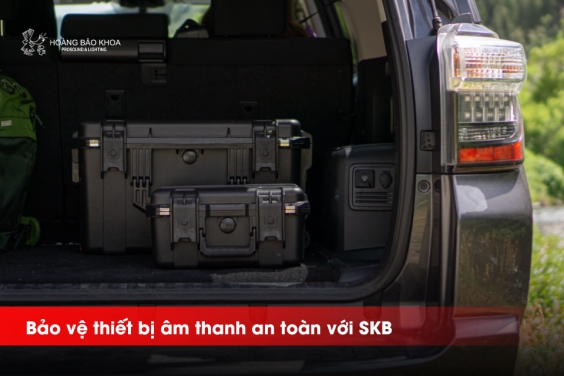 Bảo vệ thiết bị âm thanh an toàn với SKB - Giải pháp case chuyên dụng