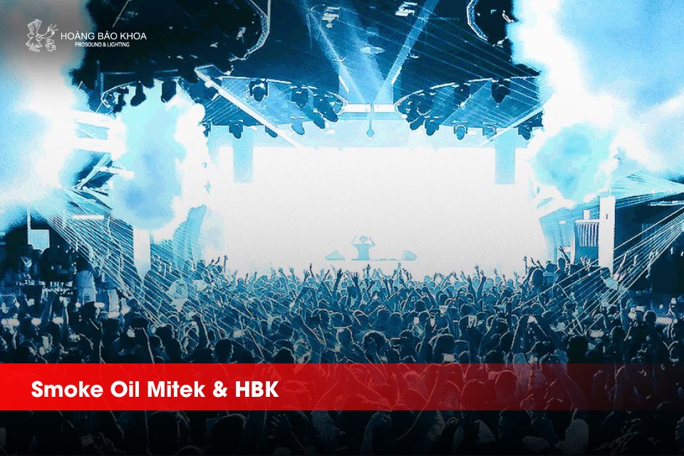Smoke Oil Mitek & HBK - Perfectly Compatible with Stage Fog Machines