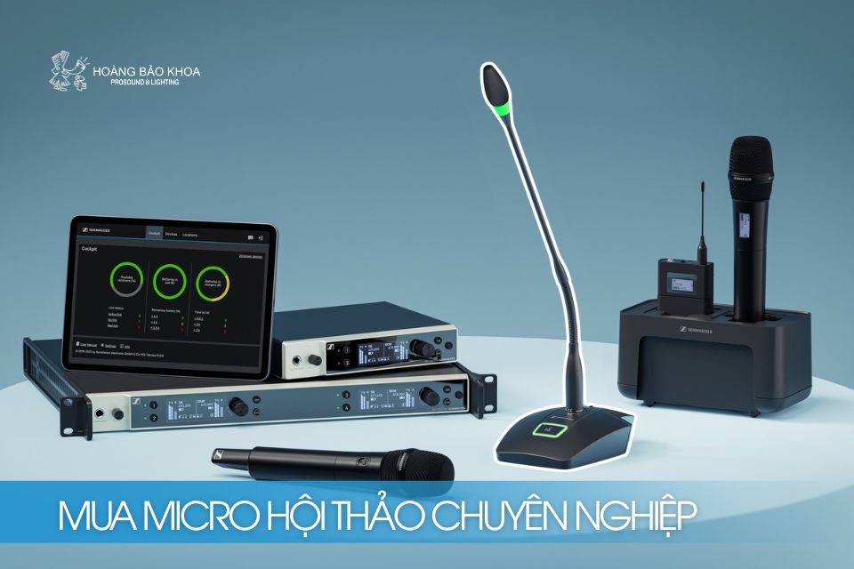 Mua micro hội thảo chuyên nghiệp - Giải pháp tối ưu từ Hoàng Bảo Khoa