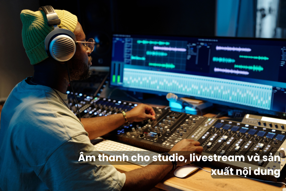 Âm Thanh Cho Studio, Livestream Và Sản Xuất Nội Dung