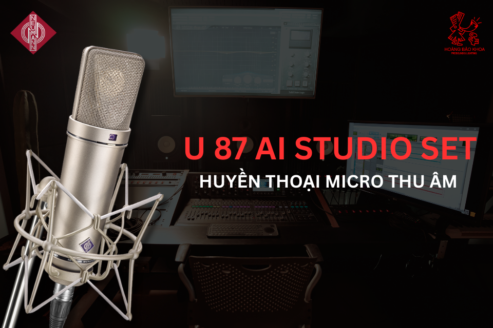 U 87 Ai Studio Set – Huyền Thoại Micro Thu Âm Trong Mọi Phòng Thu Chuyên Nghiệp