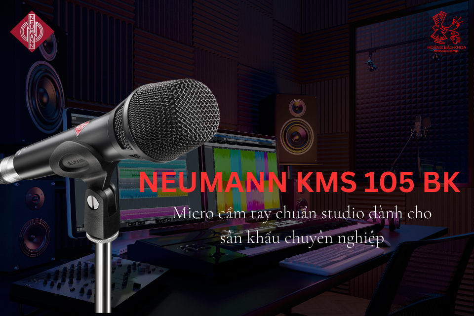 Neumann KMS 105 BK – Micro Cầm Tay Chuẩn Studio Dành Cho Sân Khấu Chuyên Nghiệp