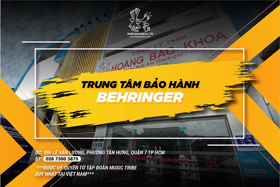 Trung tâm bảo hành Behringer tại Việt Nam