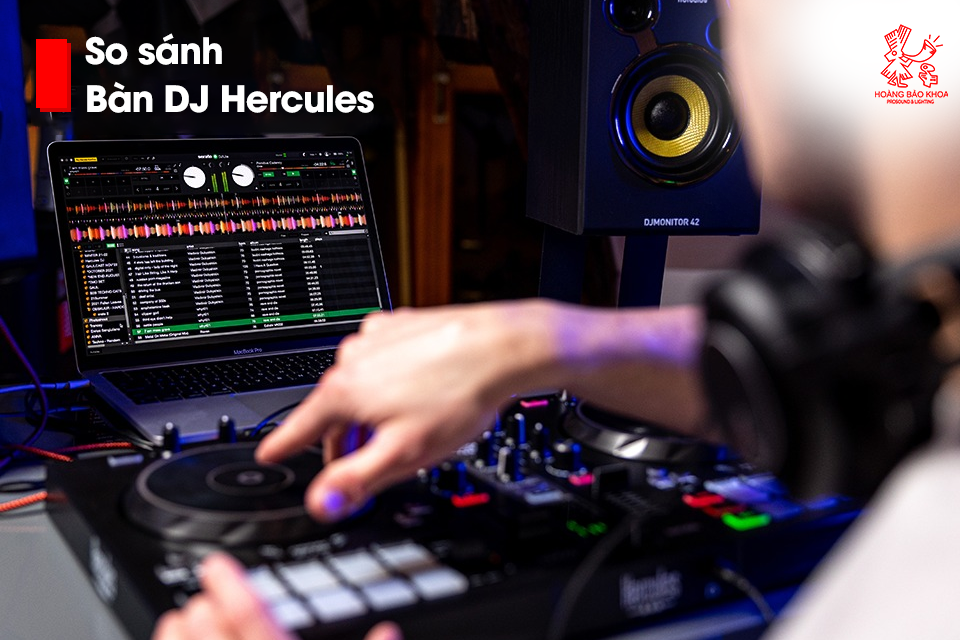 So sánh bàn DJ Hercules với các dòng bàn DJ phổ biến trên thị trường