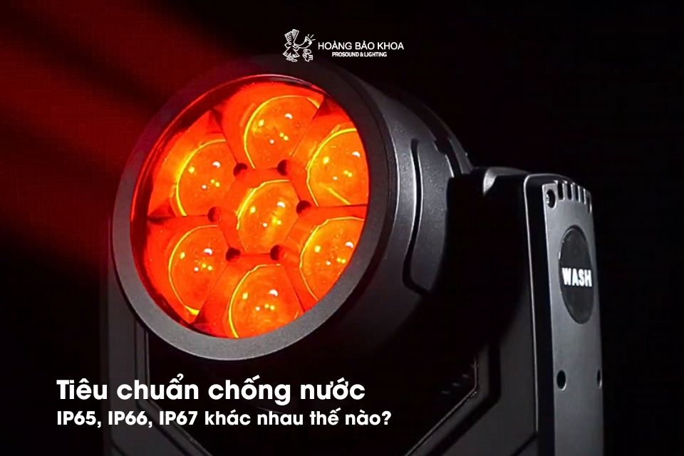 Tiêu chuẩn chống nước - IP65, IP66, IP67 khác nhau thế nào?