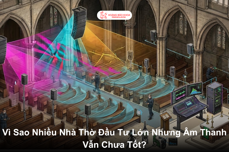 Vì Sao Nhiều Nhà Thờ Đầu Tư Lớn Nhưng Âm Thanh Vẫn Chưa Tốt?