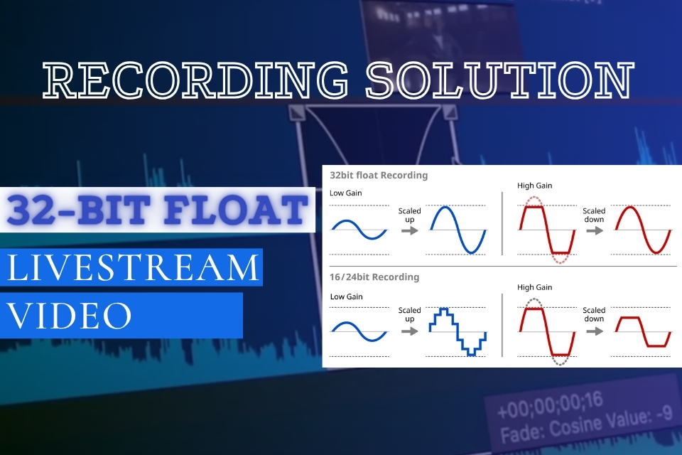 32-bit Float Recording Solution for Livestreaming and Video Production