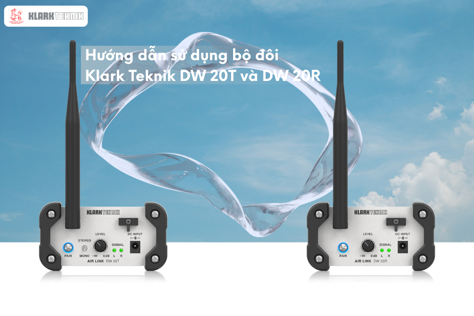 How To Use The Klark Teknik DW 20T and DW 20R Wireless Audio System