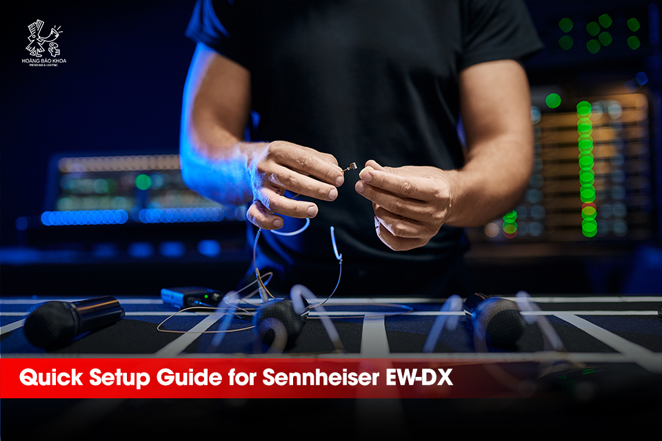 Quick Setup Guide for Sennheiser EW-DX | Professional Wireless Microphone Setup